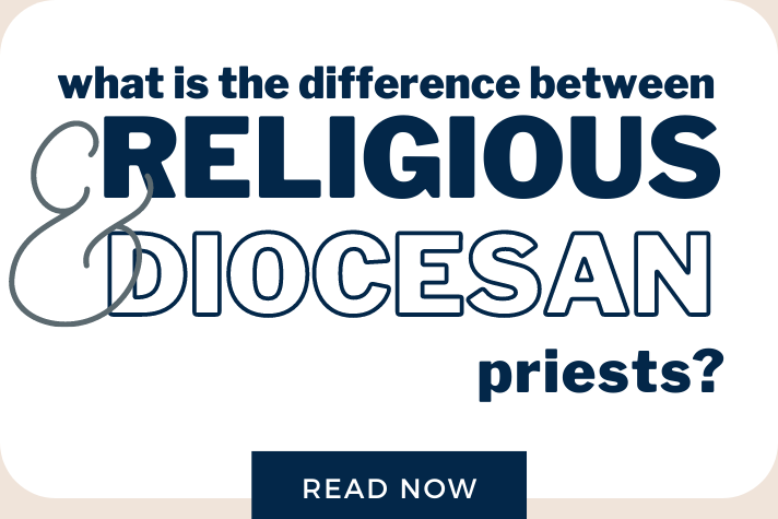 What is the difference between religious and diocesan priests?