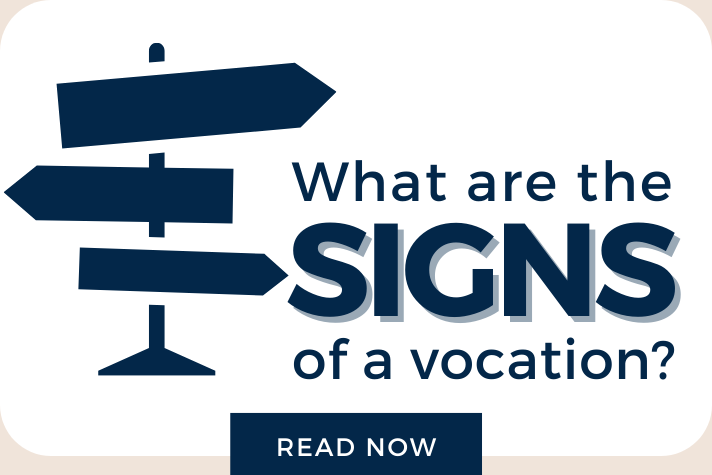 What are the signs of a vocation?