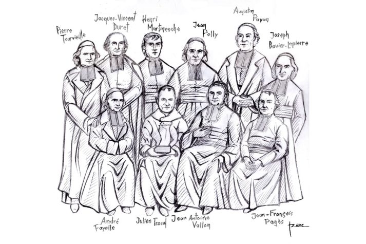 Sketch of the 10 founders