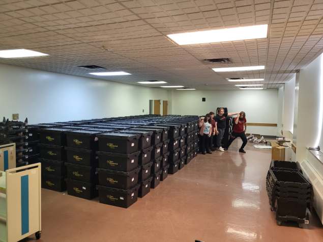 Congregation's archives are packed for move to Henry Carr Farm